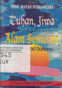 Image of Tuhan, jiwa alam semesta : menurut Sad Darsana
